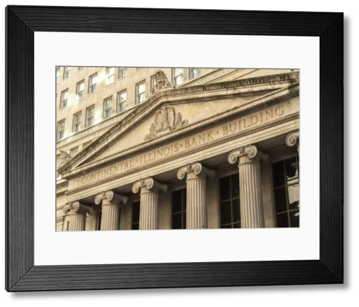 Framed Print : Classical architecture in the financial district, Chicago, Illinois, United States of America, North America Framed Print : Classical architecture in the financial district, Chicago, Illinois, United States of America, North America