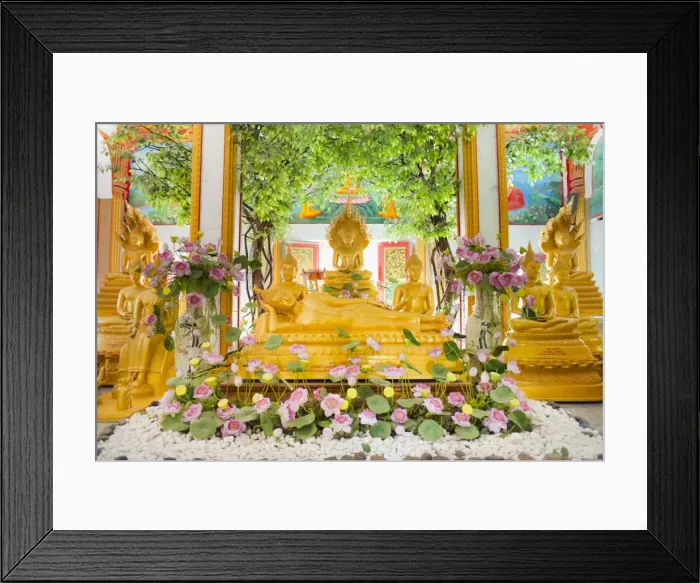 Framed Print : Reclining Buddha and other statues, Karon Beach, Buddhist Temple, Phuket Island, Phuket, Thailand, Southeast Asia, Asia Framed Print : Reclining Buddha and other statues, Karon Beach, Buddhist Temple, Phuket Island, Phuket, Thailand, Southeast Asia, Asia