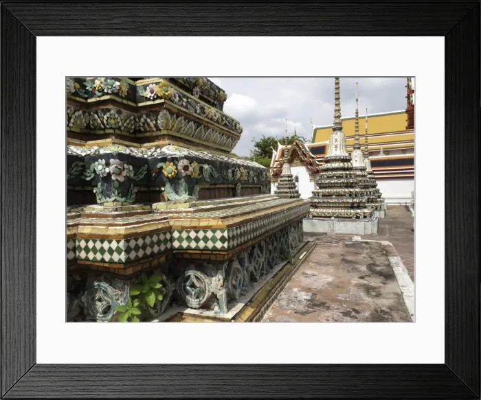 Framed Print : Chedi Rai near Phra Rabieng cloister, Wat Phra Chetuphon (Wat Po), Bangkok, Thailand, Southeast Asia, Asia Framed Print : Chedi Rai near Phra Rabieng cloister, Wat Phra Chetuphon (Wat Po), Bangkok, Thailand, Southeast Asia, Asia