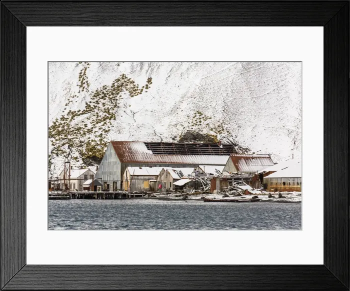 Framed Print : The abandoned Norwegian Whaling Station at Stromness Bay, South Georgia, South Atlantic Ocean, Polar Regions Framed Print : The abandoned Norwegian Whaling Station at Stromness Bay, South Georgia, South Atlantic Ocean, Polar Regions