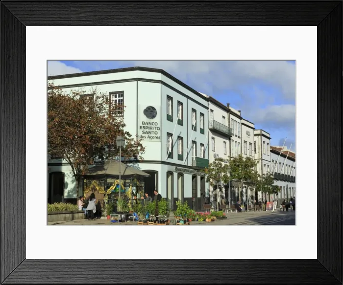 Framed Print : Matriz Square, Ponta Delgada, Sao Miguel Island, Azores, Portugal, Europe Framed Print : Matriz Square, Ponta Delgada, Sao Miguel Island, Azores, Portugal, Europe