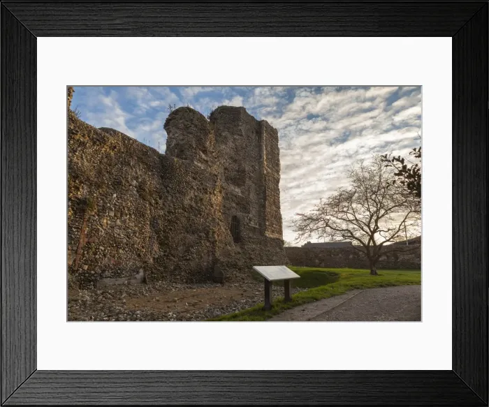 Framed Print : Canterbury Castle at dusk, Canterbury, Kent, England, United Kingdom, Europe Framed Print : Canterbury Castle at dusk, Canterbury, Kent, England, United Kingdom, Europe