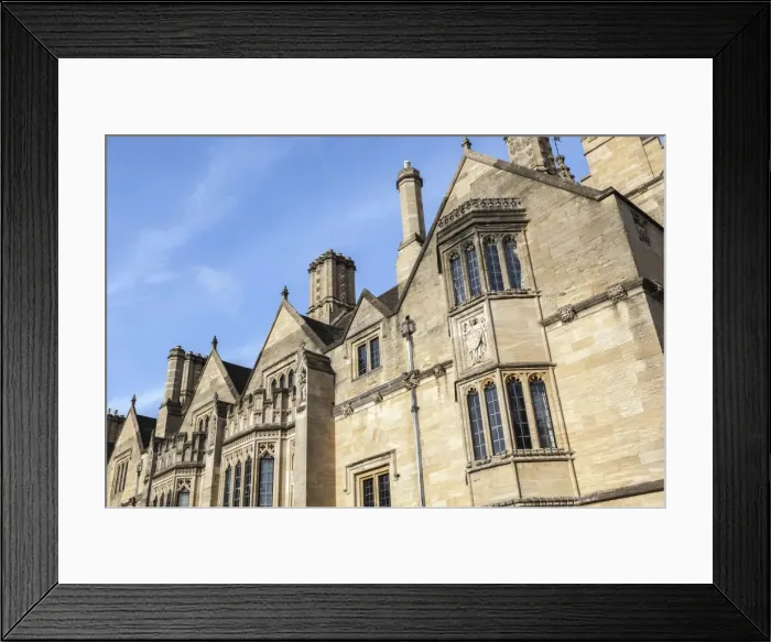 Framed Print : Student accommodation in Magdalen College, Oxford, Oxfordshire, England, United Kingdom, Europe Framed Print : Student accommodation in Magdalen College, Oxford, Oxfordshire, England, United Kingdom, Europe