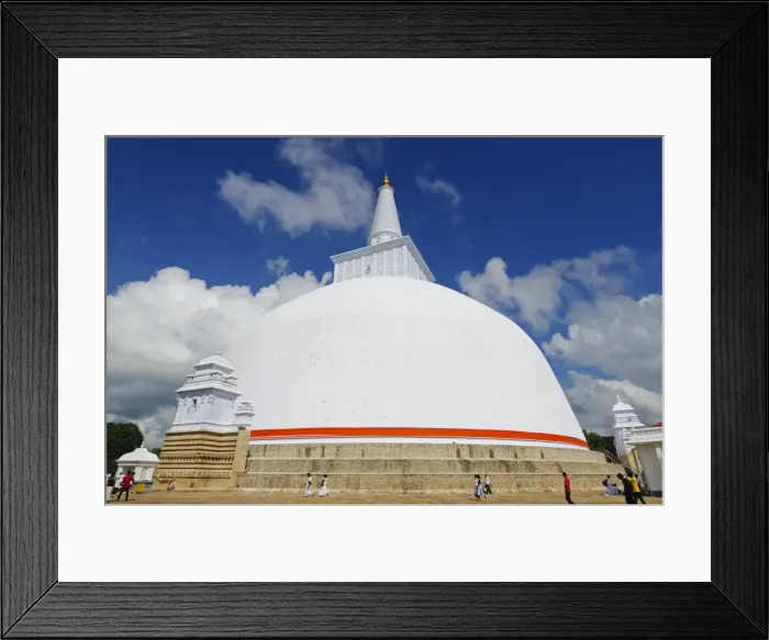 Framed Print : Ruvanvelisaya Dagoba, Anuradhapura, UNESCO World Heritage Site, North Central Province, Sri Lanka, Asia Framed Print : Ruvanvelisaya Dagoba, Anuradhapura, UNESCO World Heritage Site, North Central Province, Sri Lanka, Asia