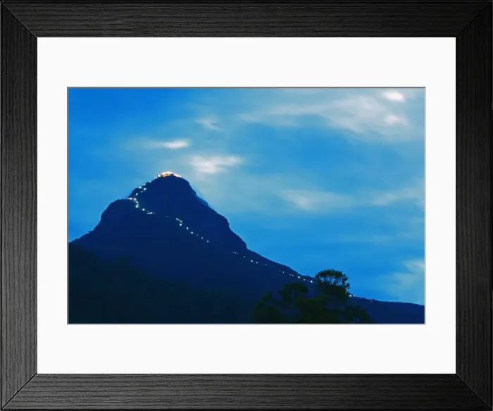 Framed Print : Adams Peak, Sri Lanka, Asia Framed Print : Adams Peak, Sri Lanka, Asia