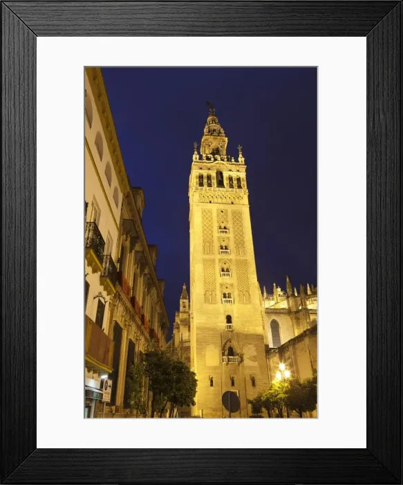 Framed Print : The Giralda at night, UNESCO World Heritage Site, Seville, Andalucia, Spain, Europe Framed Print : The Giralda at night, UNESCO World Heritage Site, Seville, Andalucia, Spain, Europe