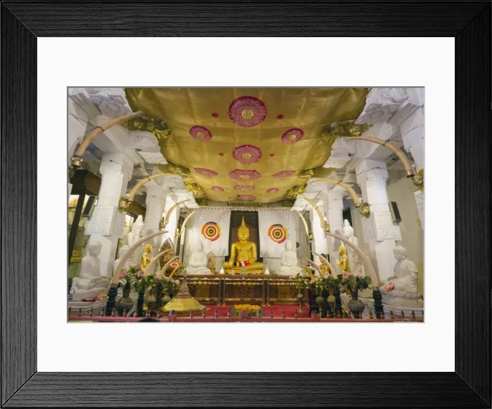 Framed Print : Temple of the Tooth (Sri Dalada Maligawa), UNESCO World Heritage Site, Kandy, Hill country, Sri Lanka, Asia Framed Print : Temple of the Tooth (Sri Dalada Maligawa), UNESCO World Heritage Site, Kandy, Hill country, Sri Lanka, Asia