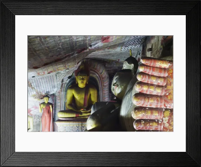 Framed Print : Buddha statues in Cave 2, Cave Temples, UNESCO World Heritage Site, Dambulla, North Central Province, Sri Lanka, Asia Framed Print : Buddha statues in Cave 2, Cave Temples, UNESCO World Heritage Site, Dambulla, North Central Province, Sri Lanka, Asia
