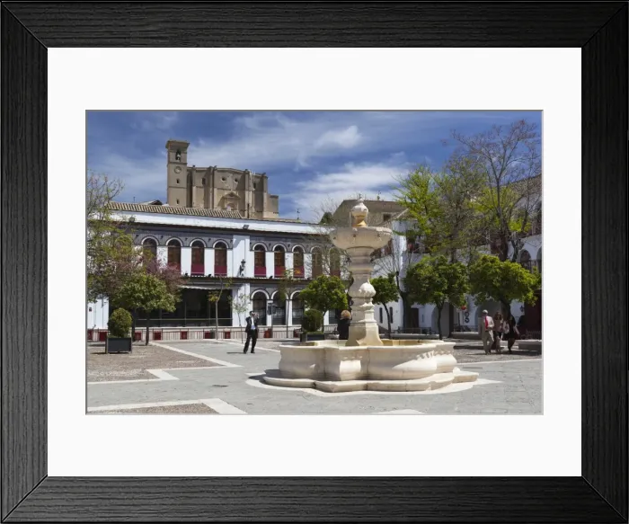 Framed Print : Plaza Mayor and La Colegiata, Osuna, Andalucia, Spain, Europe Framed Print : Plaza Mayor and La Colegiata, Osuna, Andalucia, Spain, Europe