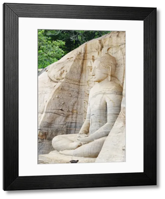 Framed Print : Seated Buddha, Gal Vihara, Polonnaruwa, UNESCO World Heritage Site, North Central Province, Sri Lanka, Asia Framed Print : Seated Buddha, Gal Vihara, Polonnaruwa, UNESCO World Heritage Site, North Central Province, Sri Lanka, Asia