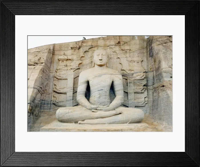 Framed Print : Seated Buddha, Gal Vihara, Polonnaruwa, UNESCO World Heritage Site, North Central Province, Sri Lanka, Asia Framed Print : Seated Buddha, Gal Vihara, Polonnaruwa, UNESCO World Heritage Site, North Central Province, Sri Lanka, Asia