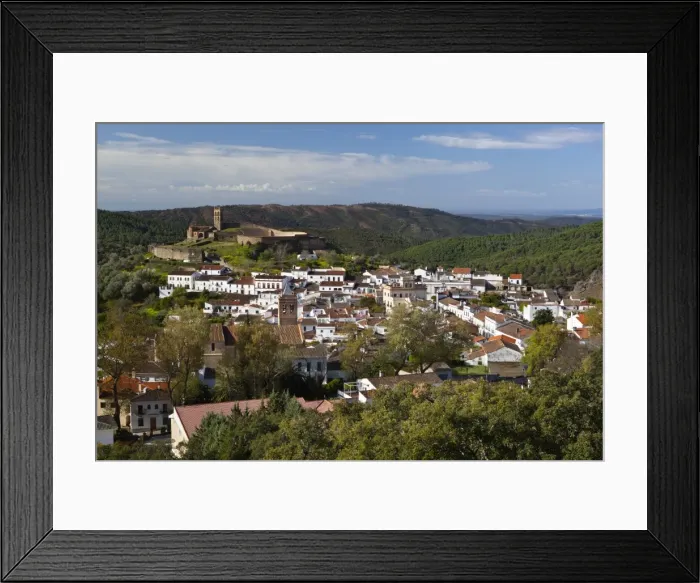 Framed Print : Almonaster la Real, Parque Natural Sierra de Aracena y picos de Aroche, Huelva, Andalucia, Spain, Europe Framed Print : Almonaster la Real, Parque Natural Sierra de Aracena y picos de Aroche, Huelva, Andalucia, Spain, Europe