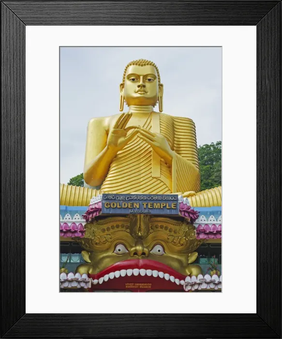 Framed Print : Golden Temple and Golden Temple Buddhist Museum, UNESCO World Heritage Site, Dambulla, North Central Province, Sri Lanka, Asia Framed Print : Golden Temple and Golden Temple Buddhist Museum, UNESCO World Heritage Site, Dambulla, North Central Province, Sri Lanka, Asia