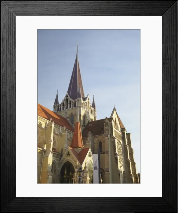 Framed Print : Lausanne Cathedral, Lausanne, Vaud, Switzerland, Europe