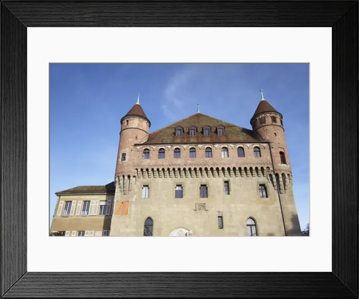 Framed Print : Lausanne Chateau, Lausanne, Vaud, Switzerland, Europe Framed Print : Lausanne Chateau, Lausanne, Vaud, Switzerland, Europe