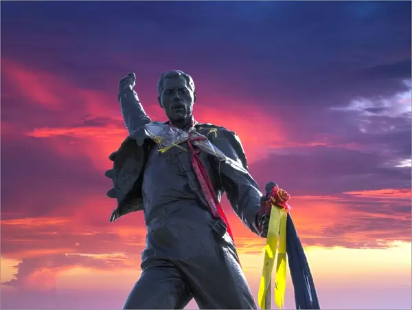 Statue of Freddie Mercury, Montreux, Canton Vaud, Switzerland, Europe