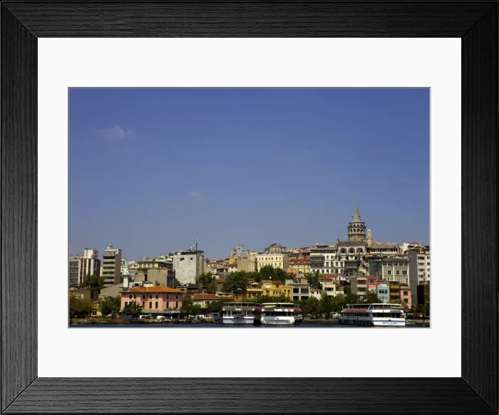 Framed Print : The Galata Tower and city along the Bosphorus strait, Istanbul, Turkey, Europe, Eurasia Framed Print : The Galata Tower and city along the Bosphorus strait, Istanbul, Turkey, Europe, Eurasia