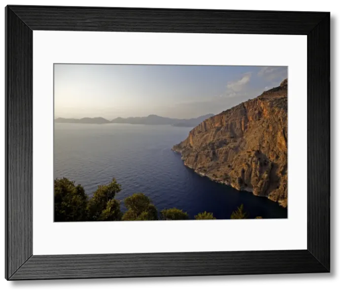 Framed Print : Aerial view of Butterfly Valley and the Lycia coastline, Lycian Way, near Fethiye, Oludeniz, Mediterranean, Turkey, Asia Minor, Eurasia Framed Print : Aerial view of Butterfly Valley and the Lycia coastline, Lycian Way, near Fethiye, Oludeniz, Mediterranean, Turkey, Asia Minor, Eurasia