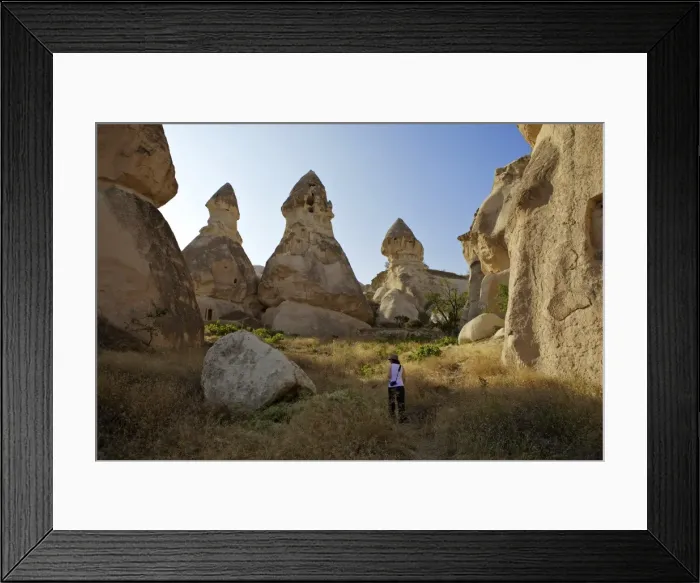 Framed Print : Fairy Chimneys, Cavusin, Cappadocia, Anatolia, Turkey, Asia Minor, Eurasia