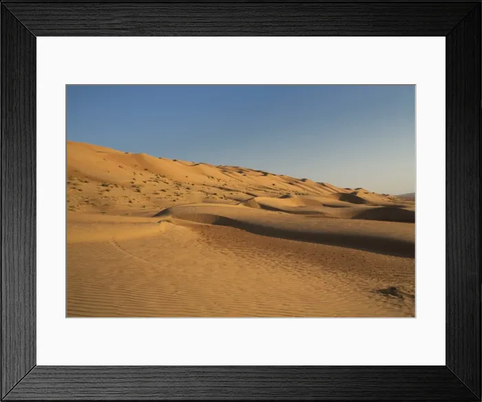 Framed Print : Wahiba Sand Dunes, Oman, Middle East Framed Print : Wahiba Sand Dunes, Oman, Middle East