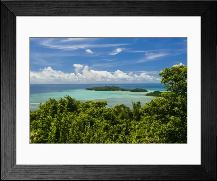 Framed Print : Outlook over the Island of Babeldoab and small islets, Palau, Central Pacific, Pacific Framed Print : Outlook over the Island of Babeldoab and small islets, Palau, Central Pacific, Pacific