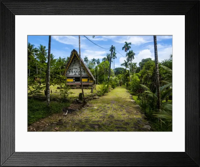 Framed Print : Oldest Bai of Palau, a house for the village chiefs, Island of Babeldoab, Palau, Central Pacific, Pacific Framed Print : Oldest Bai of Palau, a house for the village chiefs, Island of Babeldoab, Palau, Central Pacific, Pacific