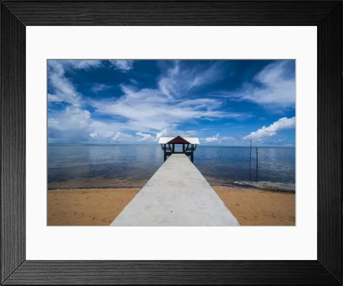 Framed Print : Boat pier in the north of the Island of Babeldoab, Palau, Central Pacific, Pacific Framed Print : Boat pier in the north of the Island of Babeldoab, Palau, Central Pacific, Pacific