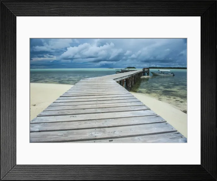 Framed Print : Boat pier on Carp island, one of the Rock islands, Palau, Central Pacific, Pacific Framed Print : Boat pier on Carp island, one of the Rock islands, Palau, Central Pacific, Pacific