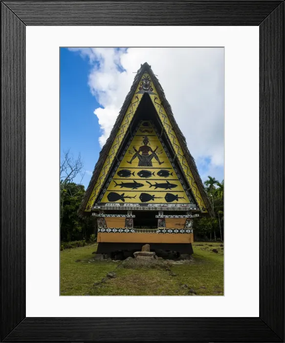 Framed Print : Old bai, a chiefs house on the Island of Babeldoab, Palau, Central Pacific, Pacific Framed Print : Old bai, a chiefs house on the Island of Babeldoab, Palau, Central Pacific, Pacific