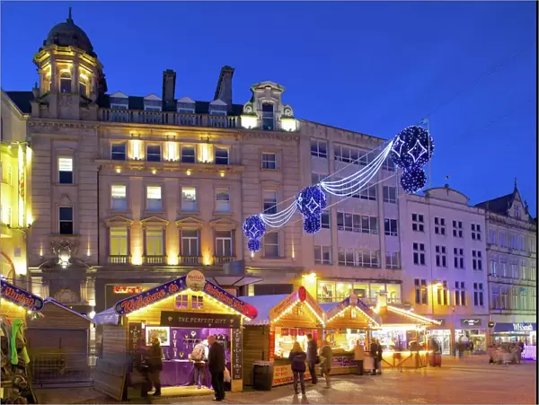Christmas Market, Sheffield, South Yorkshire, Yorkshire, England, United Kingdom, Europe