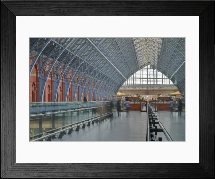 Framed Print : St. Pancras International railway station, London, England, United Kingdom, Europe Framed Print : St. Pancras International railway station, London, England, United Kingdom, Europe