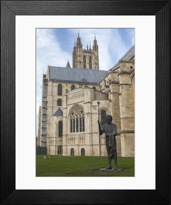 Framed Print : Son of the Man statue, Canterbury Cathedral, UNESCO World Heritage Site, Canterbury, Kent, England, United Kingdom, Europe Framed Print : Son of the Man statue, Canterbury Cathedral, UNESCO World Heritage Site, Canterbury, Kent, England, United Kingdom, Europe