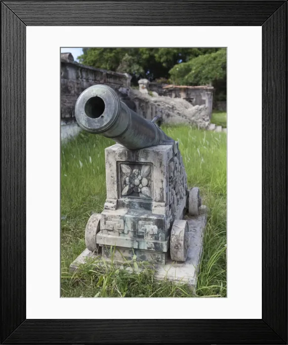 Framed Print : An ancient cannon in the grounds of the Imperial Citadel, UNESCO World Heritage Site, Hue, Vietnam, Indochina, Southeast Asia, Asia Framed Print : An ancient cannon in the grounds of the Imperial Citadel, UNESCO World Heritage Site, Hue, Vietnam, Indochina, Southeast Asia, Asia