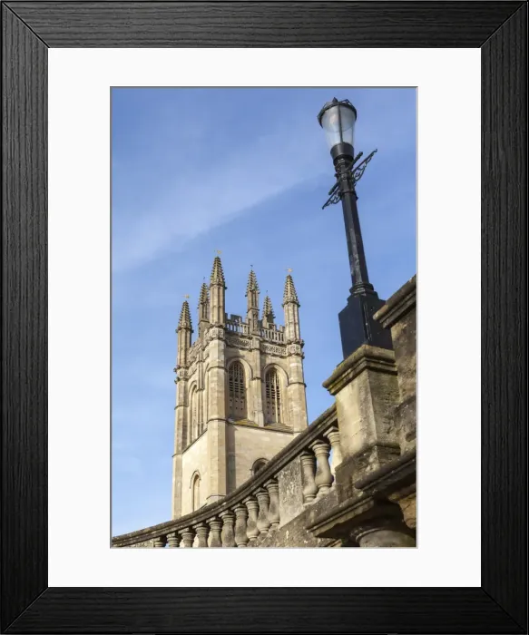 Framed Print : The Great Tower of Magdalen College with typical archaic lampost in foreground, Oxford, Oxfordshire, England, United Kingdom, Europe Framed Print : The Great Tower of Magdalen College with typical archaic lampost in foreground, Oxford, Oxfordshire, England, United Kingdom, Europe