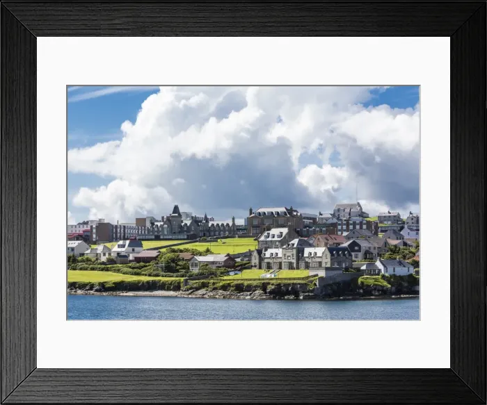 Framed Print : Views of the port city of Lerwick, Shetland Islands, Scotland, United Kingdom, Europe Framed Print : Views of the port city of Lerwick, Shetland Islands, Scotland, United Kingdom, Europe