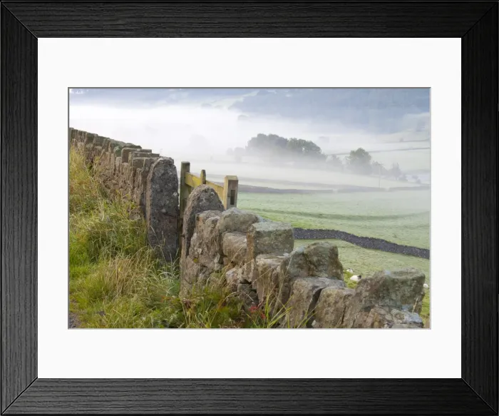 Framed Print : Stone Fence, Burnsall, Yorkshire Dales National Park, Yorkshire, England, United Kingdom, Europe Framed Print : Stone Fence, Burnsall, Yorkshire Dales National Park, Yorkshire, England, United Kingdom, Europe