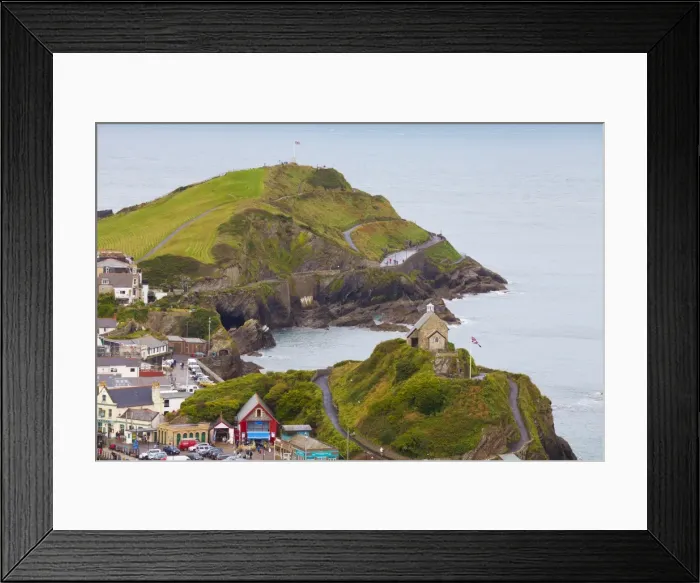 Framed Print : View over Ilfracombe, Devon, England, United Kingdom, Europe Framed Print : View over Ilfracombe, Devon, England, United Kingdom, Europe