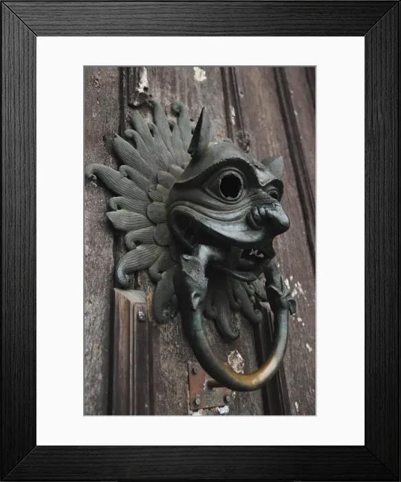 Framed Print : The Sanctuary Knocker, which people knocked on for asylum in medieval times, Durham Cathedral, UNESCO World Heritage Site, Durham, England, United Kingdom, Europe Framed Print : The Sanctuary Knocker, which people knocked on for asylum in medieval times, Durham Cathedral, UNESCO World Heritage Site, Durham, England, United Kingdom, Europe