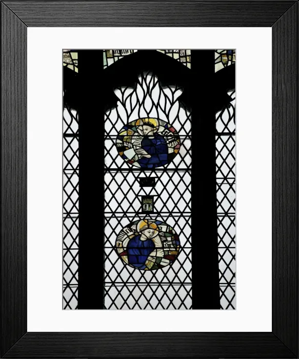 Framed Print : Monks in stained glass, Galilee Chapel, Durham Cathedral, County Durham, England, United Kingdom, Europe Framed Print : Monks in stained glass, Galilee Chapel, Durham Cathedral, County Durham, England, United Kingdom, Europe