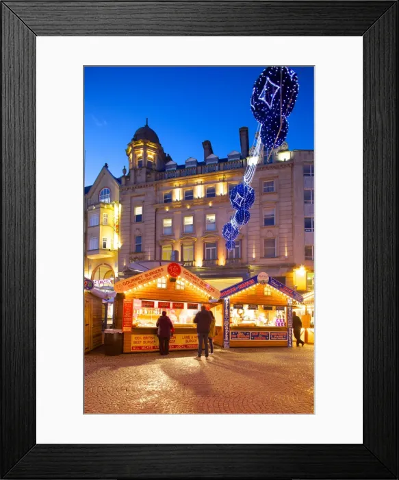 Framed Print : Christmas Market, Sheffield, South Yorkshire, Yorkshire, England, United Kingdom, Europe Framed Print : Christmas Market, Sheffield, South Yorkshire, Yorkshire, England, United Kingdom, Europe