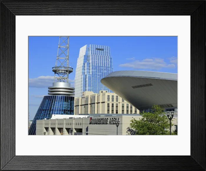 Framed Print : Bridgestone Arena on Broadway Street, Nashville, Tennessee, United States of America, North America Framed Print : Bridgestone Arena on Broadway Street, Nashville, Tennessee, United States of America, North America