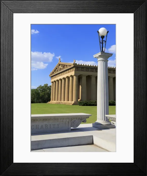 Framed Print : Parthenon in Centennial Park, Nashville, Tennessee, United States of America, North America