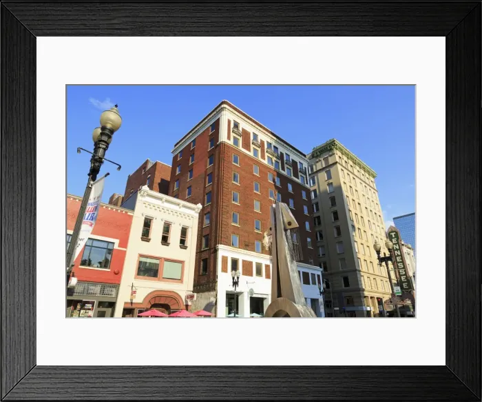 Framed Print : Gay Street, Knoxville, Tennessee, United States of America, North America Framed Print : Gay Street, Knoxville, Tennessee, United States of America, North America
