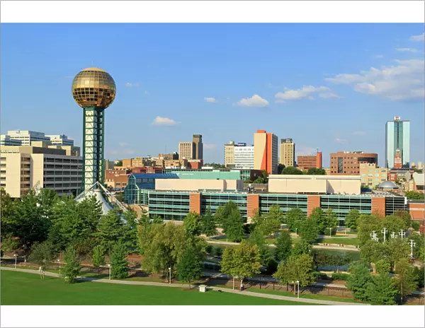 Sunsphere in Worlds Fair Park, Knoxville, Tennessee, United States of America, North America