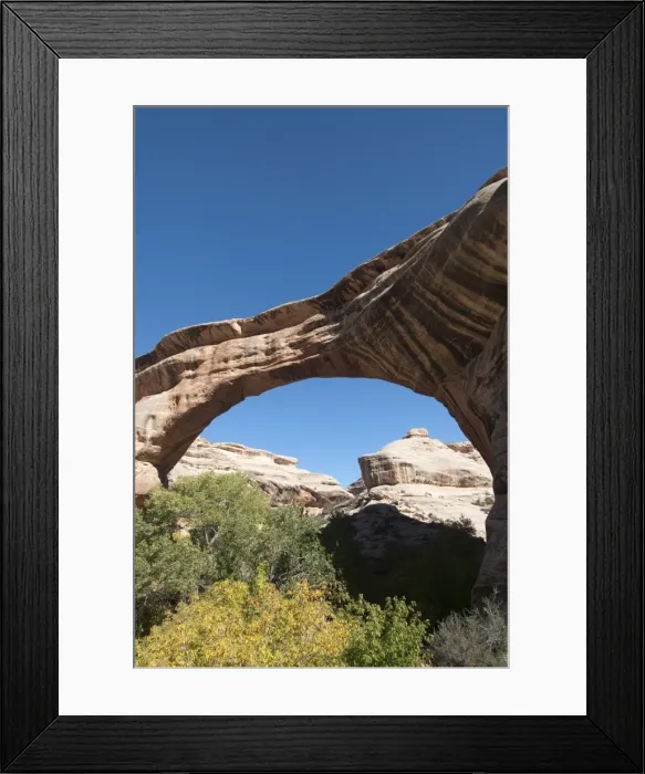 Framed Print : Natural Bridges National Monument, Utah, United States of America, North America Framed Print : Natural Bridges National Monument, Utah, United States of America, North America