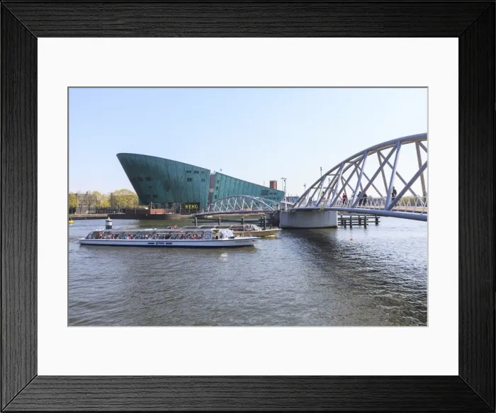 Framed Print : NEMO, science and technology museum, Eastern Docks, Amsterdam, Netherlands, Europe