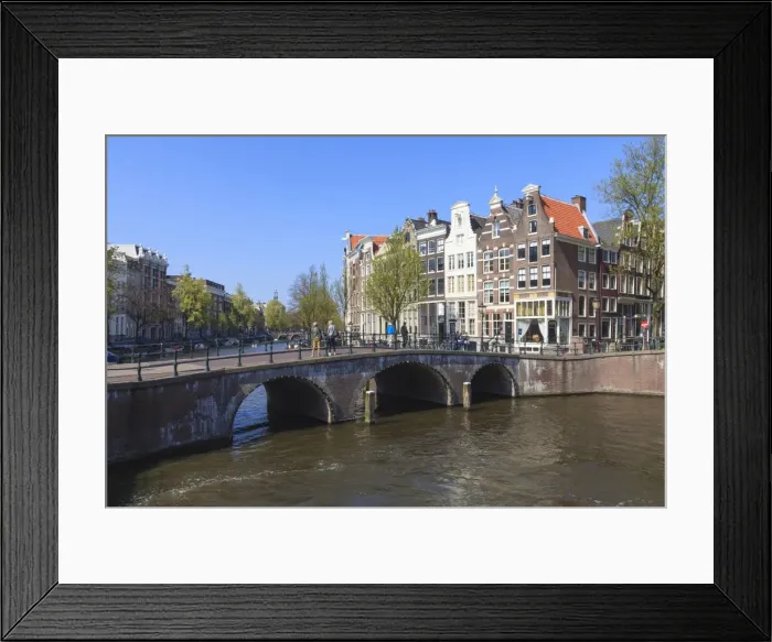 Framed Print : Keizersgracht Canal, Amsterdam, Netherlands, Europe Framed Print : Keizersgracht Canal, Amsterdam, Netherlands, Europe