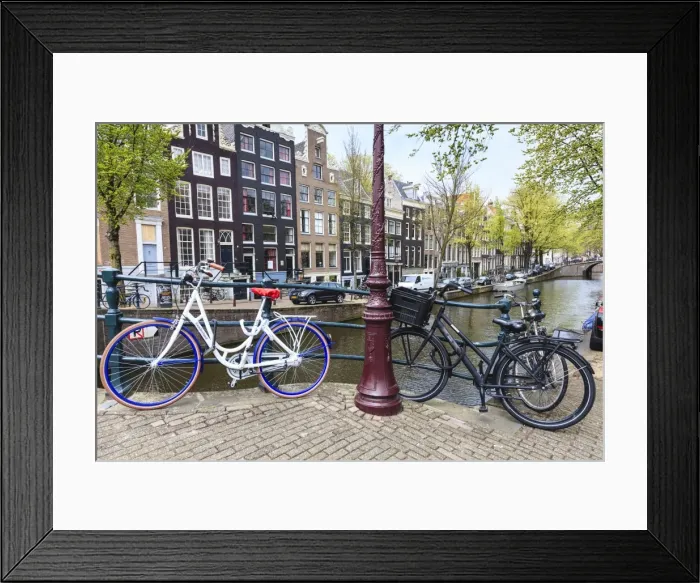 Framed Print : Keizersgracht Canal, Amsterdam, Netherlands, Europe Framed Print : Keizersgracht Canal, Amsterdam, Netherlands, Europe