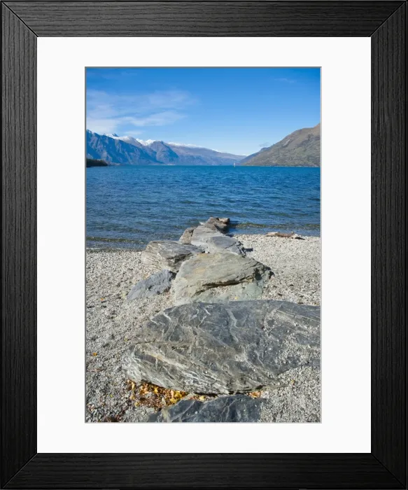 Framed Print : Lake Wakatipu at Queenstown, Otago, South Island, New Zealand, Pacific Framed Print : Lake Wakatipu at Queenstown, Otago, South Island, New Zealand, Pacific