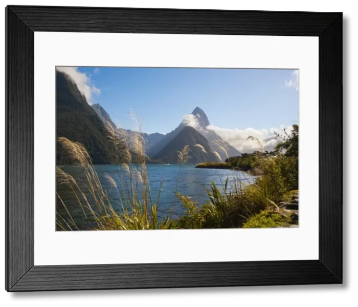 Framed Print : Mitre Peak, Milford Sound, Fiordland National Park, UNESCO World Heritage Site, South Island, New Zealand, Pacific Framed Print : Mitre Peak, Milford Sound, Fiordland National Park, UNESCO World Heritage Site, South Island, New Zealand, Pacific
